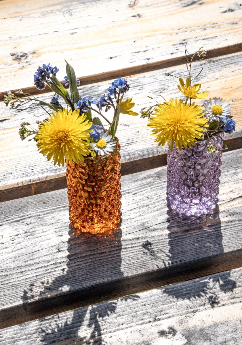 klimchi-hobnail-lilac-petit-vase-soliflore-cristal image 7