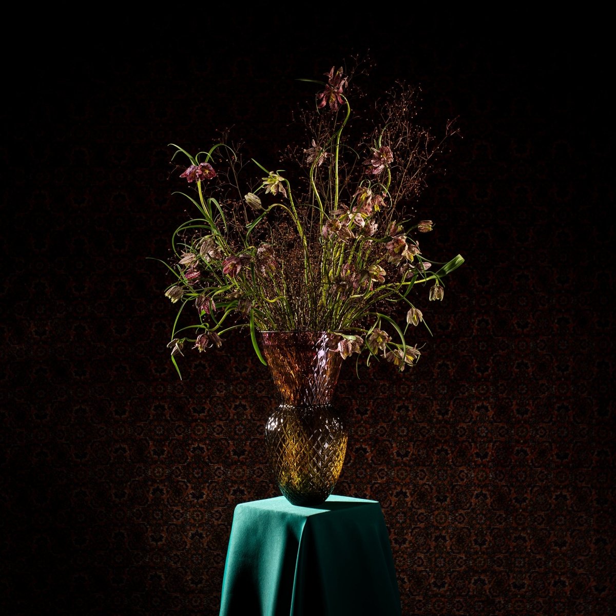 klimchi-drama-vase-verre-am-thyste-taille-m-artisanal image 2