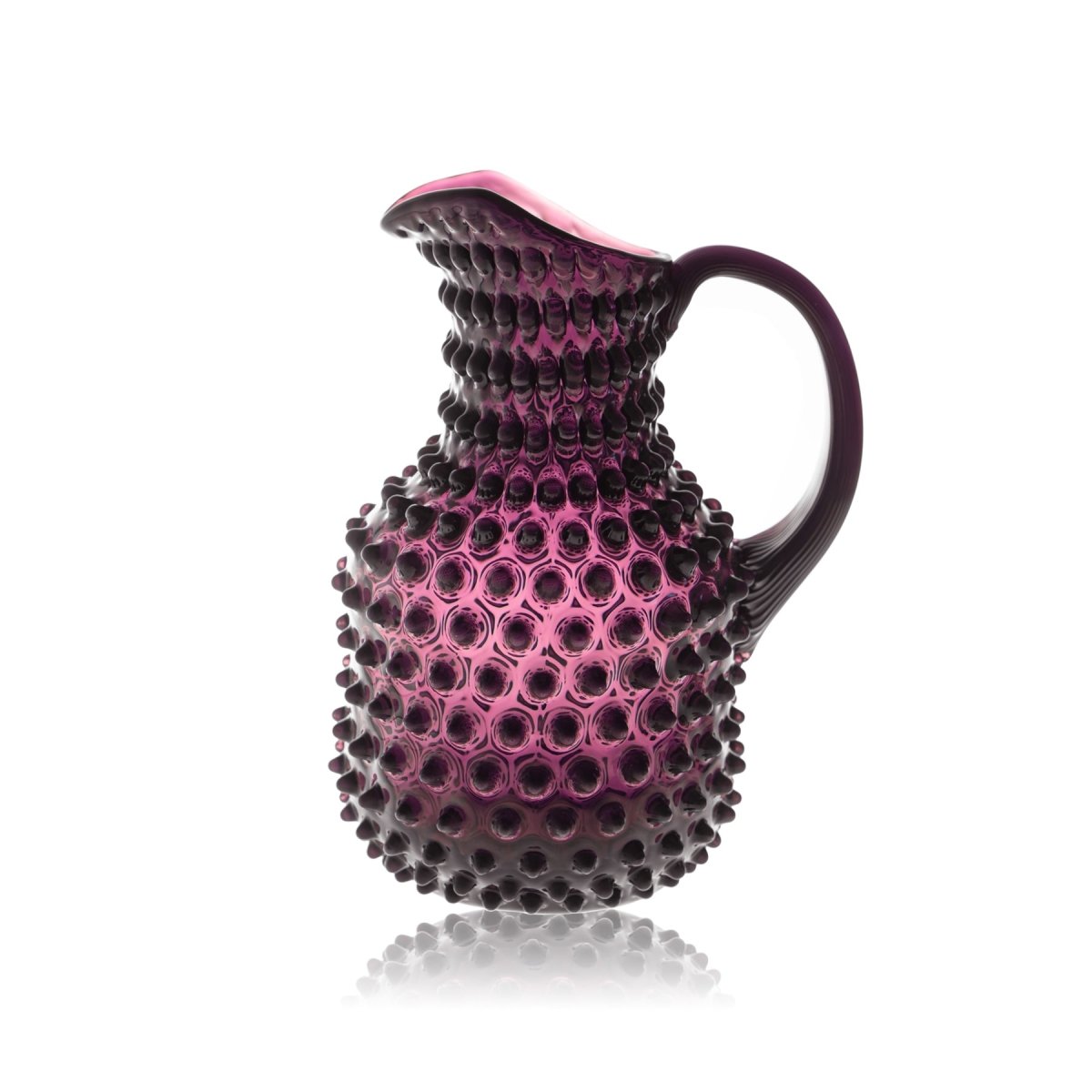 klimchi-hobnail-carafe-violette-2-l-base-carr-e image 1