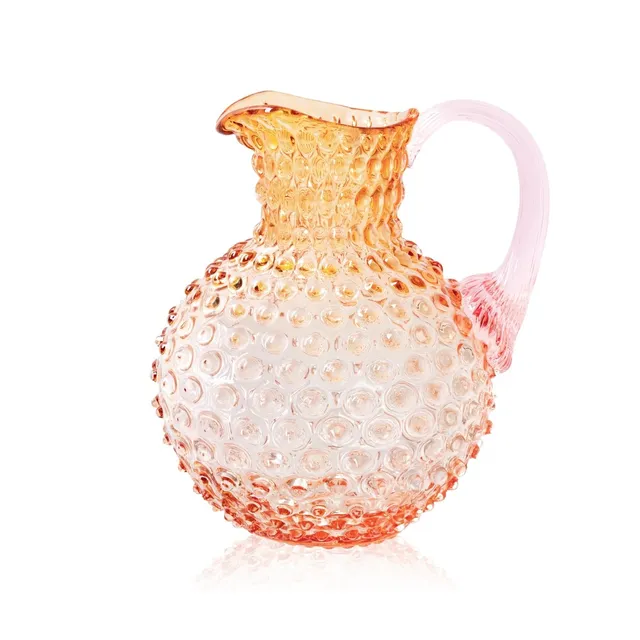 klimchi-hobnail-carafe-sunrise-2000-ml-ombr-ambre image 1