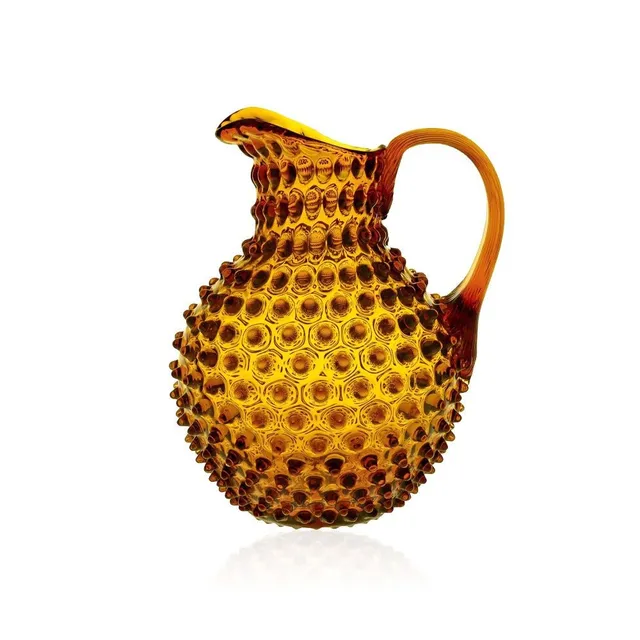 klimchi-hobnail-amber-carafe-pichet-2-l image 1