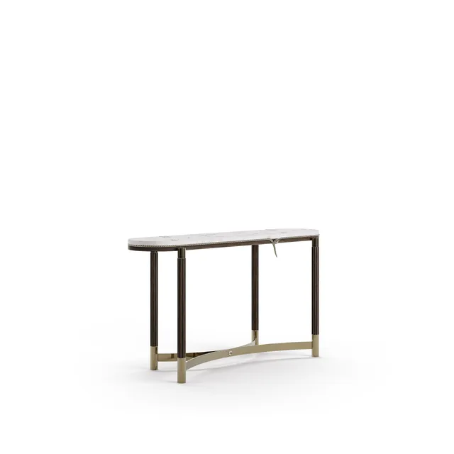 bablanc-snake-console-marbre-laiton-serpent image 1