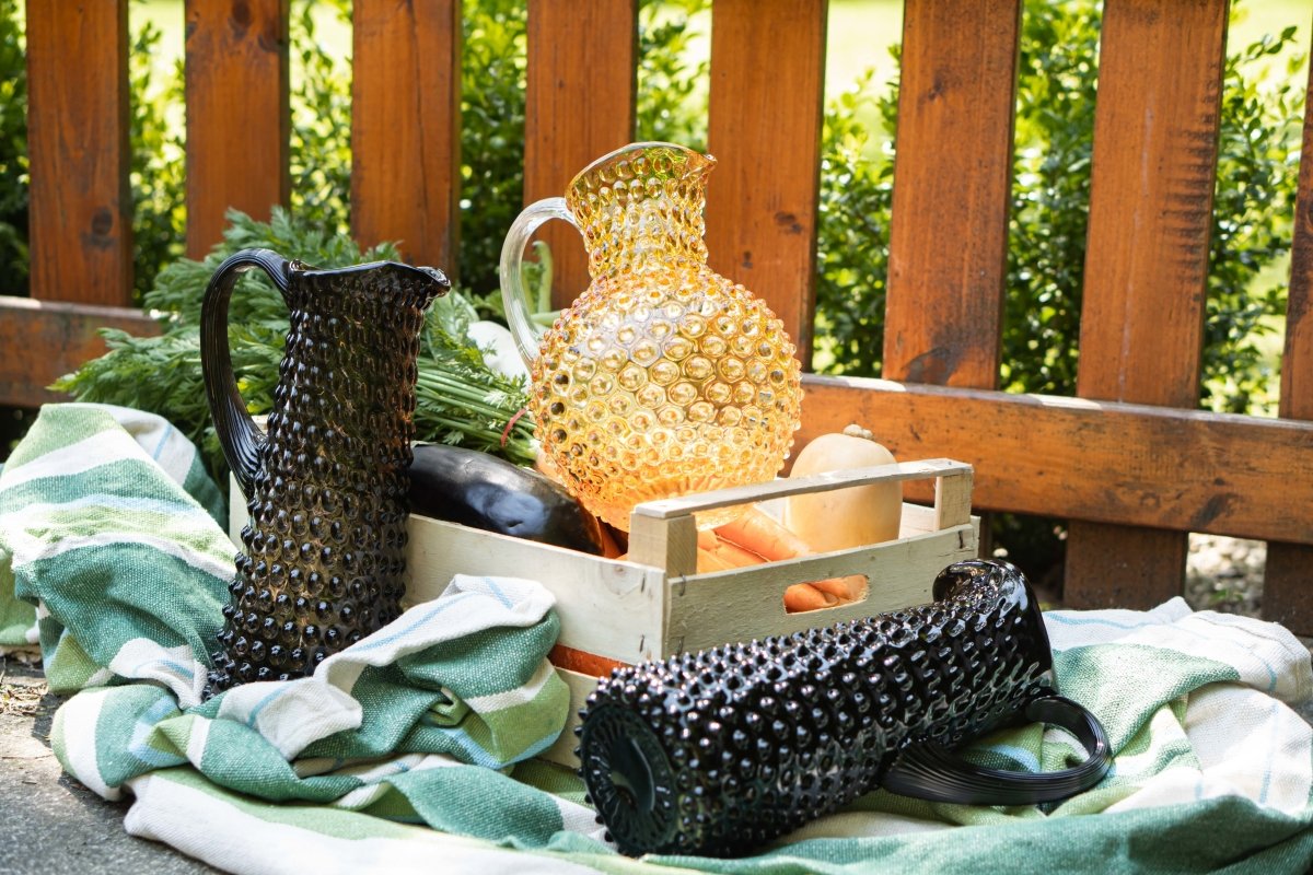 klimchi-hobnail-pichet-black-smoke-carafe-verre-1-l image 4