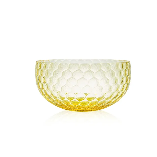 klimchi-honeycomb-bol-citrine-jaune-nid-abeille image 1