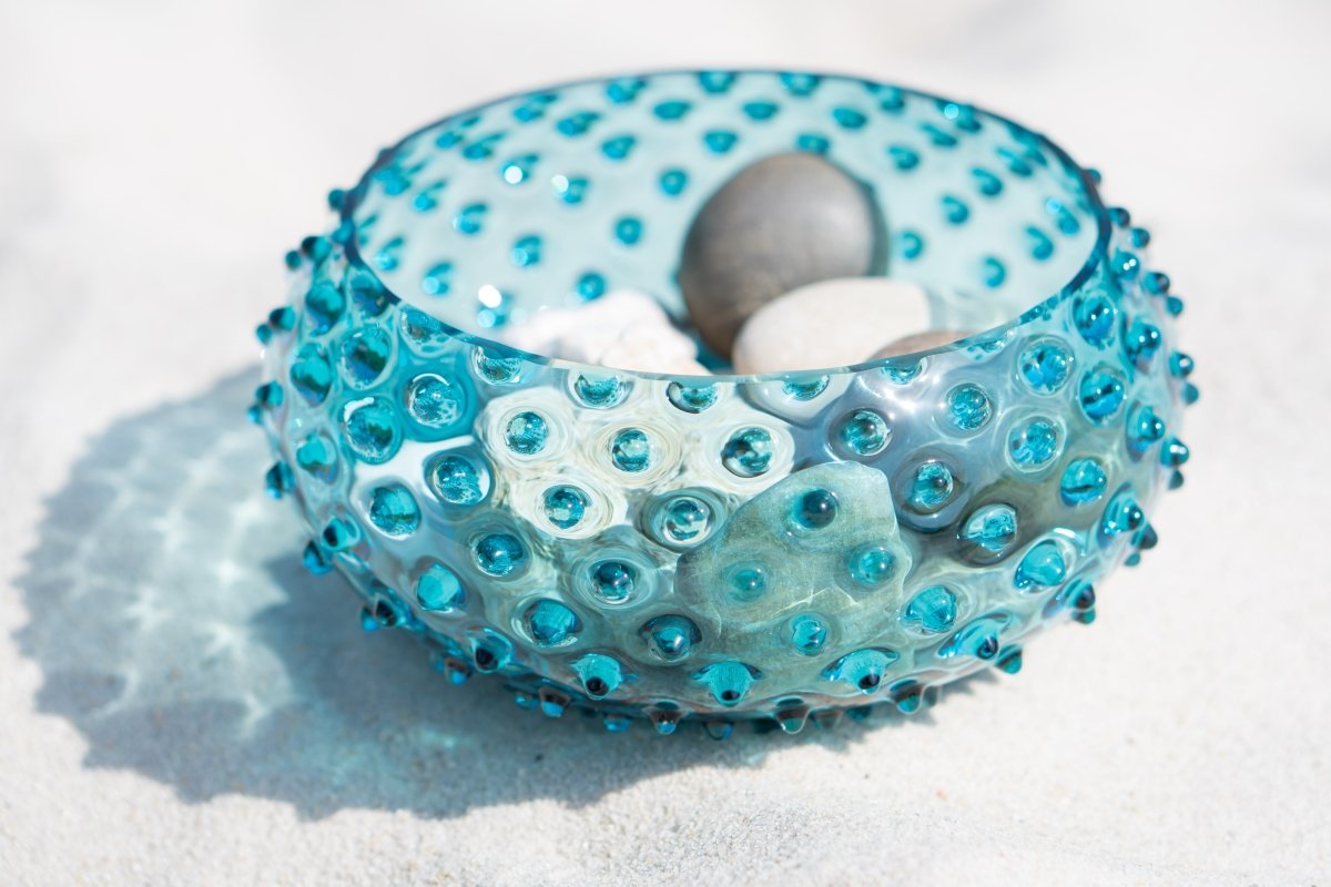 klimchi-hobnail-saladier-verre-aquamarine-bleu-sans-plomb image 4