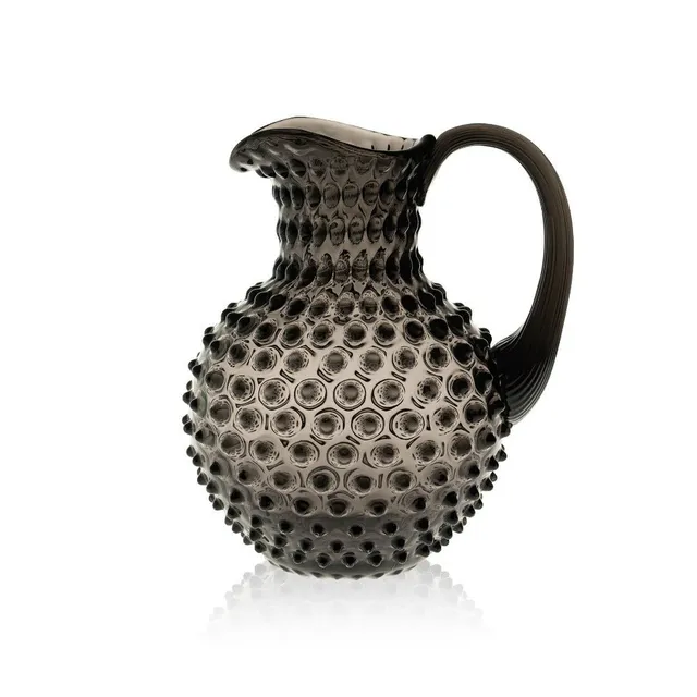 klimchi-hobnail-carafe-verre-black-smoke-2000-ml image 1