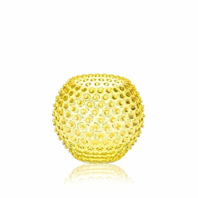 klimchi-hobnail-citrine-vase-rond-jaune-citrine-petit image 1