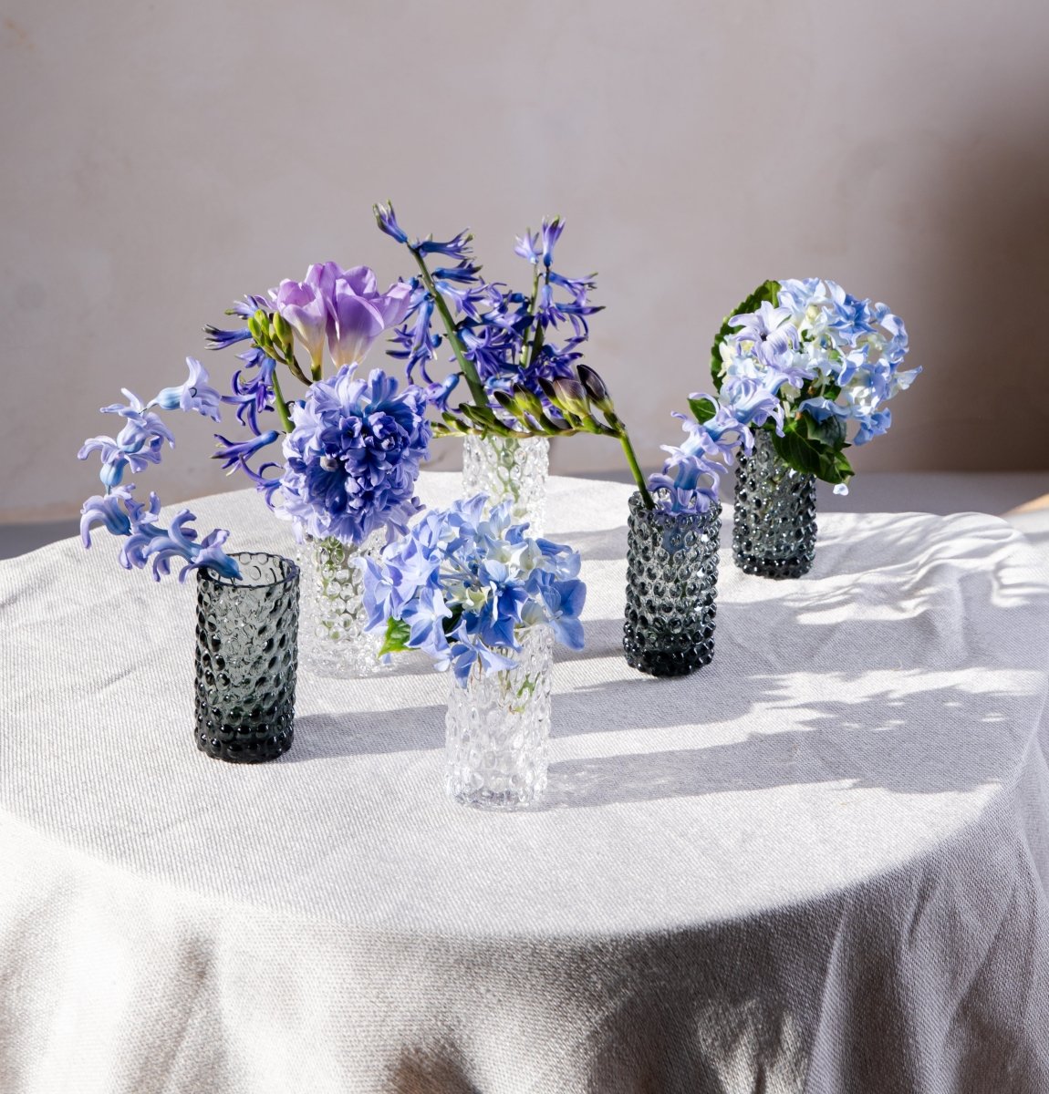 klimchi-hobnail-soliflores-verre-lot-de-2-mini-vases image 3