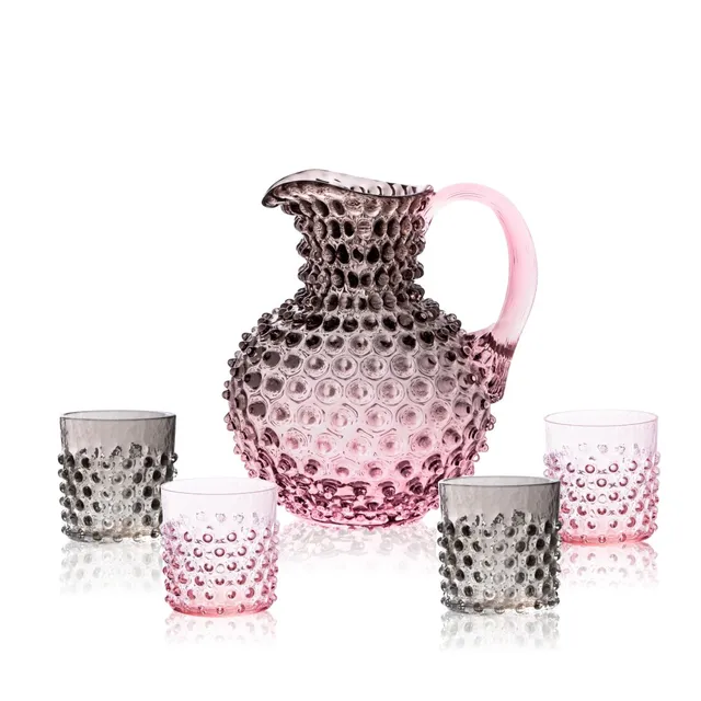 klimchi-hobnail-coffret-carafe-dusk-2-l-verres-whisky image 1