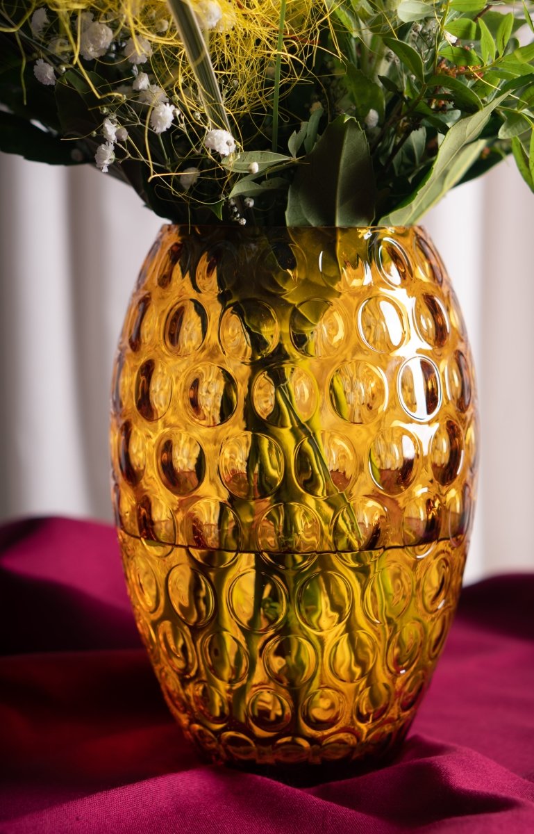 klimchi-kugel-vase-ovale-ambre-en-verre image 4