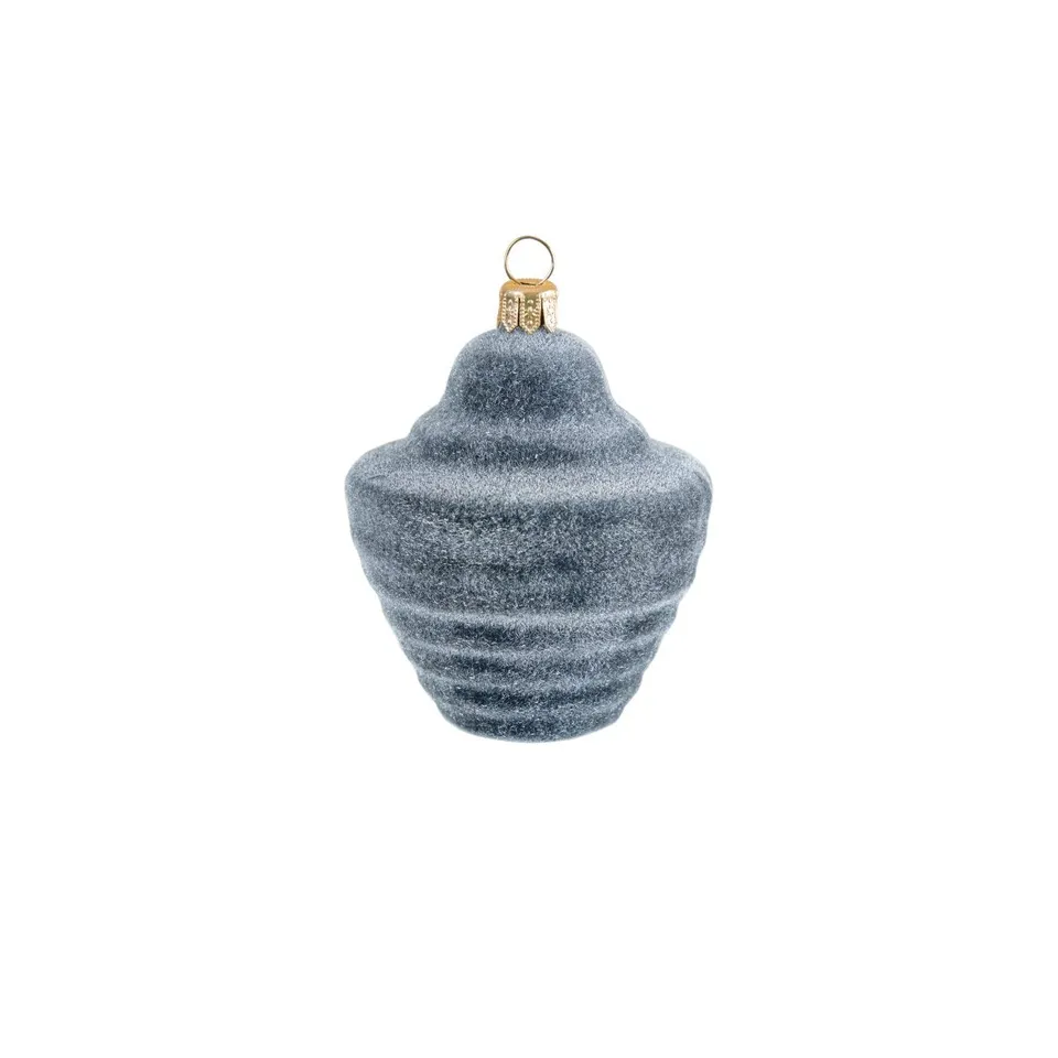 klimchi-ornaments-boule-de-no-l-moss-diamant-argent image 1