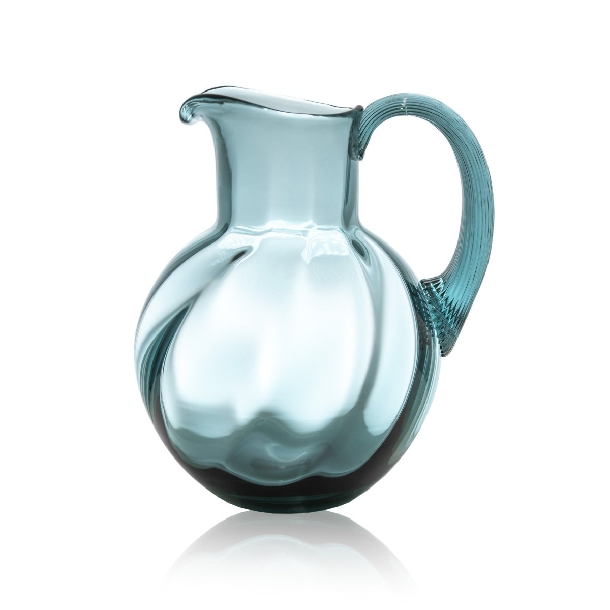 klimchi-marika-misty-blue-pichet-2-l-bleu-verre-boh-me image 1