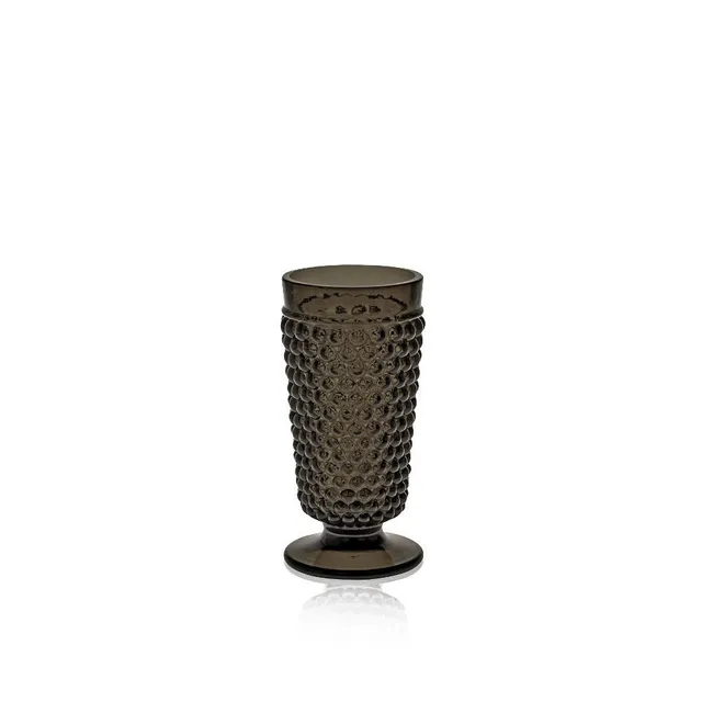 klimchi-hobnail-black-smoke-verre-vin-lot-de-2-fum image 1