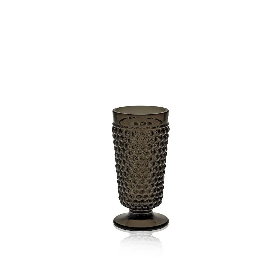 klimchi-hobnail-black-smoke-verre-vin-lot-de-2-fum image 1