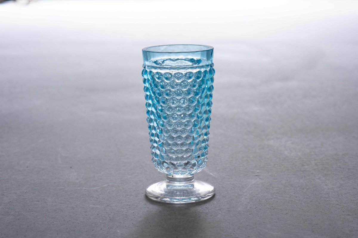 klimchi-hobnail-goblet-bleu-azure-300-ml-lot-de-2 image 4