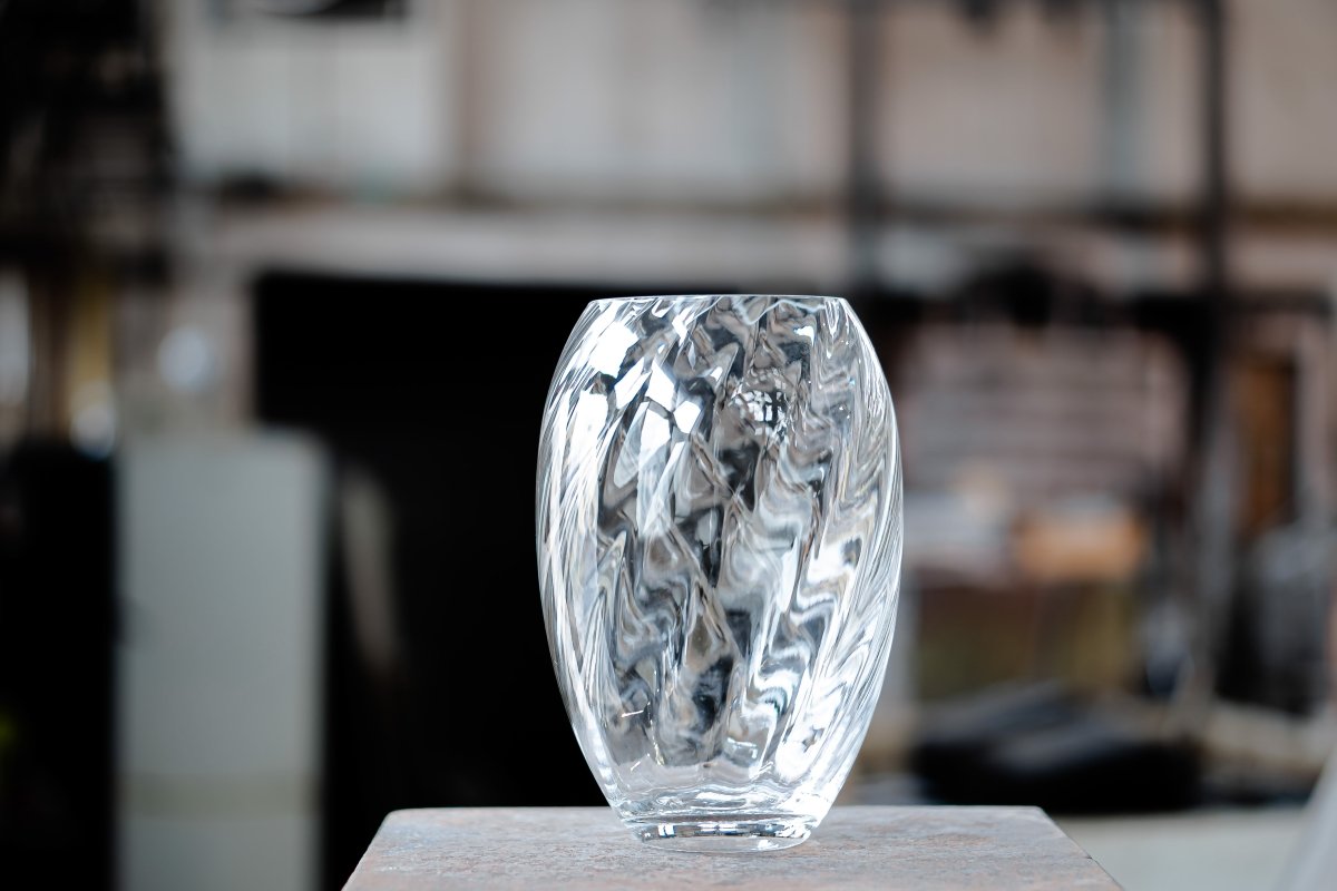 klimchi-marika-vase-ovale-en-cristal-sans-plomb-fleurs image 5