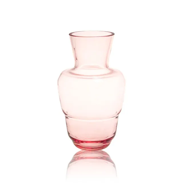 klimchi-shadows-vase-en-verre-rose-su-de-cristal-fait-main image 1
