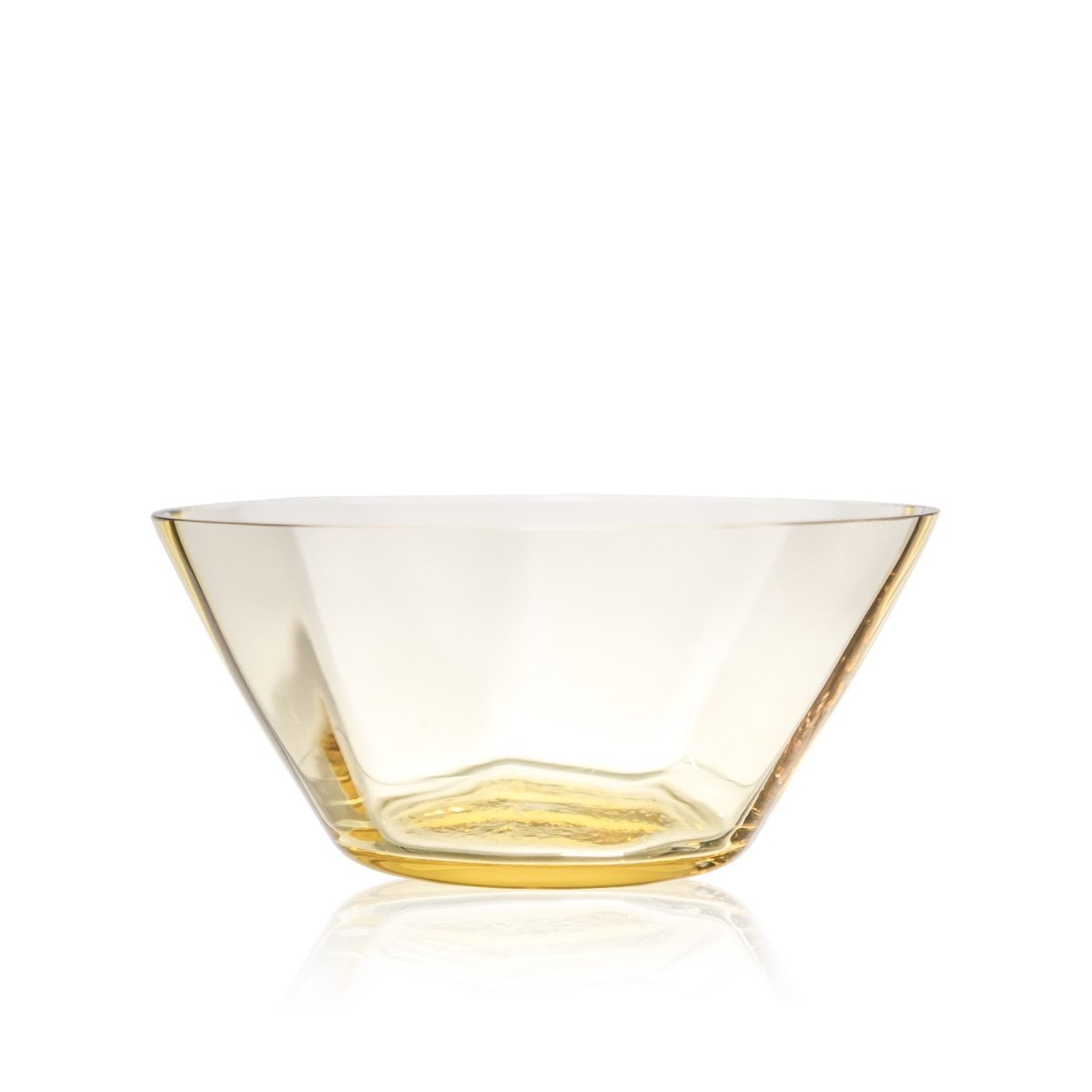 klimchi-marika-citrine-bol-en-verre-jaune-souffl-main image 1
