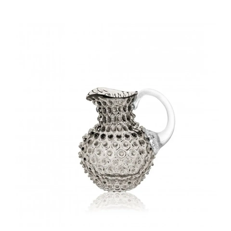 klimchi-hobnail-black-smoke-petite-carafe-verre-1-l image 1