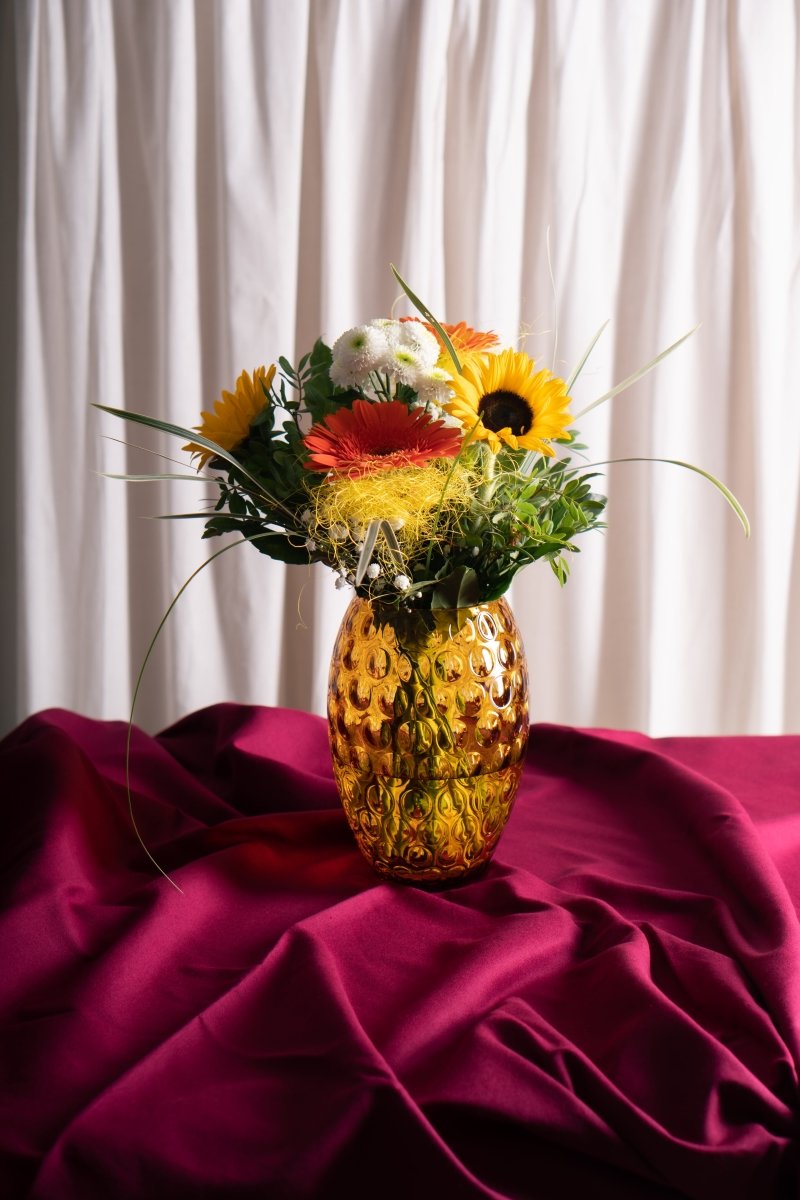 klimchi-kugel-vase-ovale-ambre-en-verre image 3