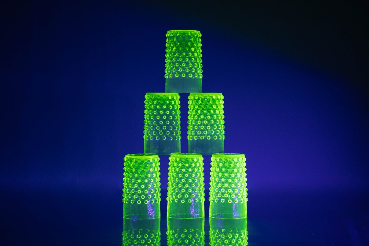 klimchi-hobnail-verre-citrine-n-on-jaune-200-ml image 4