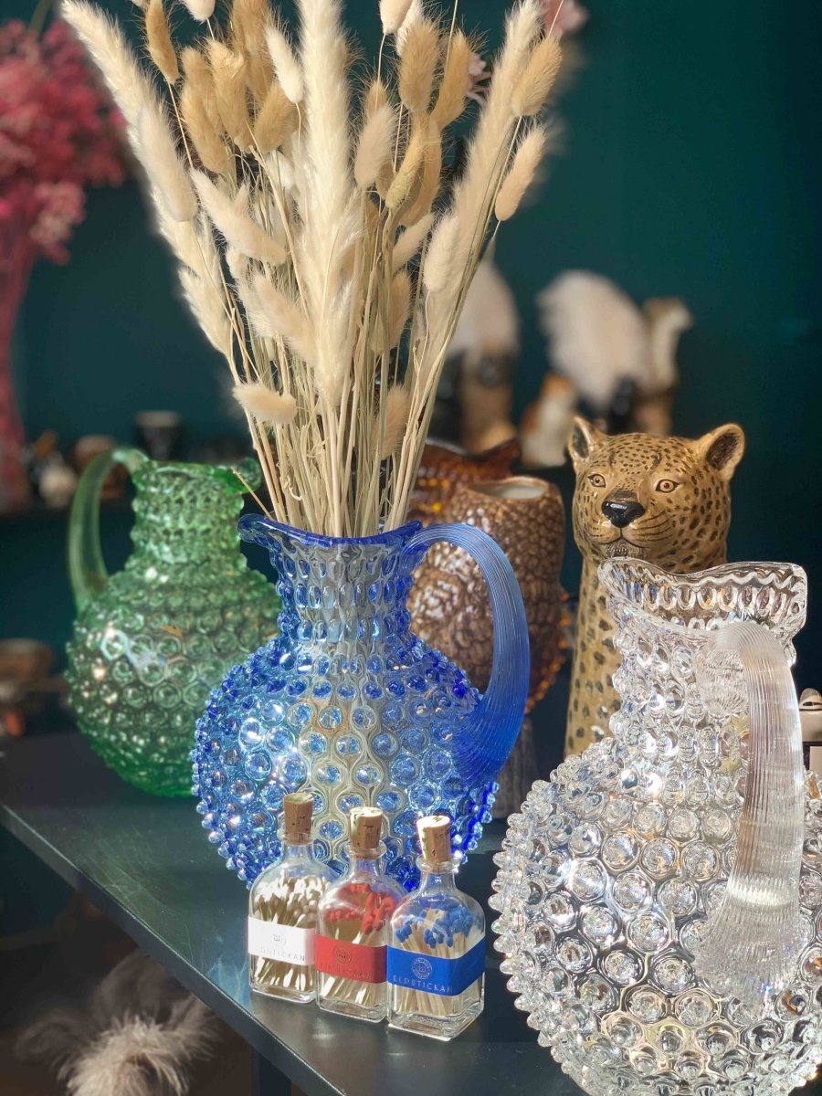 klimchi-hobnail-pichet-bleu-clair-2-l-en-cristal-sans-plomb image 2