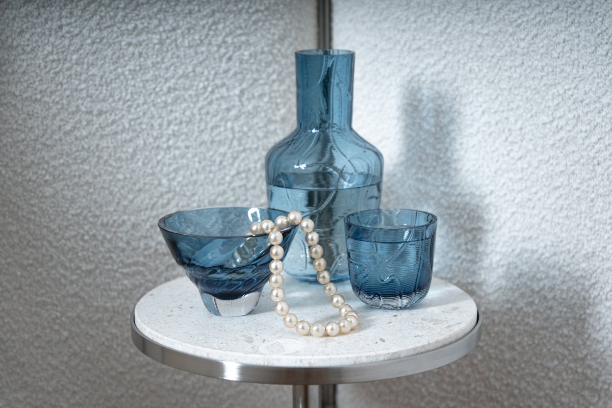 klimchi-royal-marika-petit-bol-verre-bleu-smoke image 5