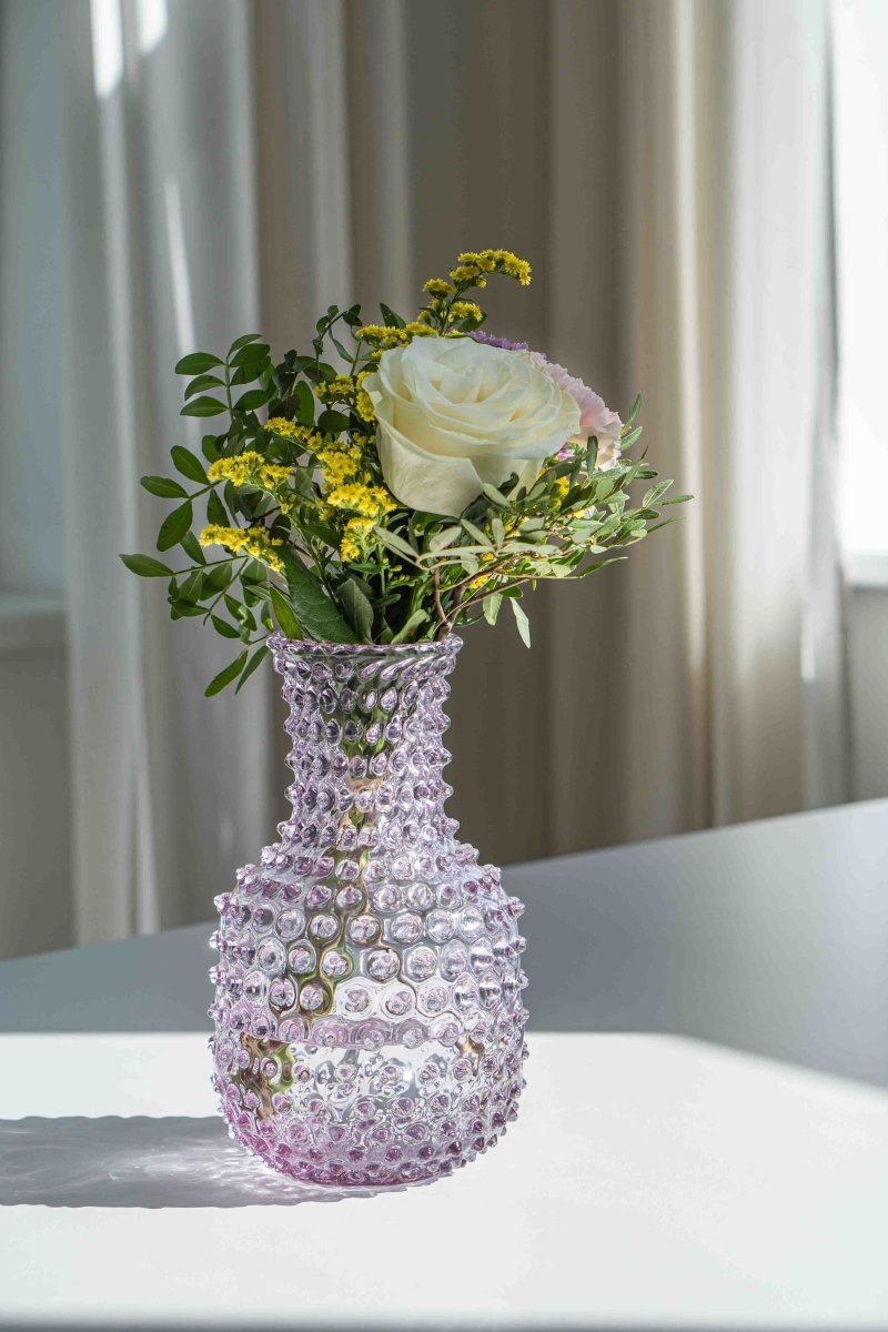 klimchi-hobnail-carafe-en-verre-lilas-2-l-sans-plomb image 6