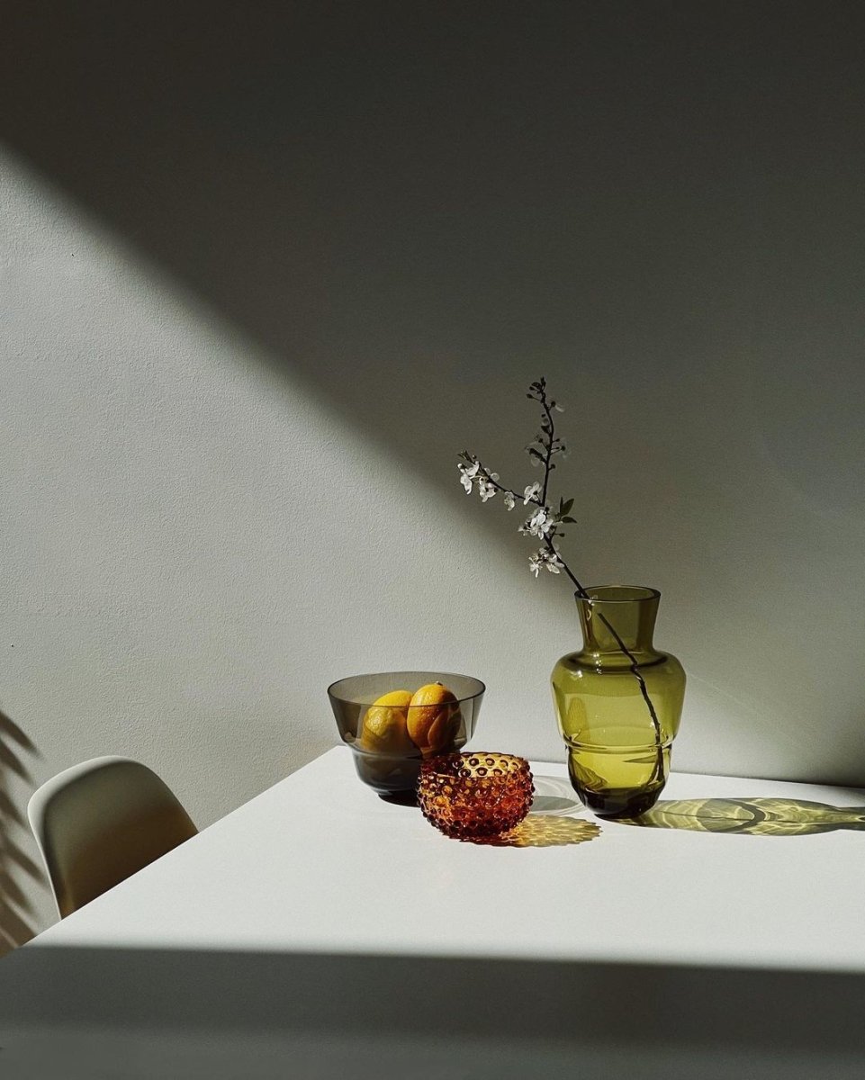 klimchi-hobnail-amber-petit-bol-cristal-ambre image 2