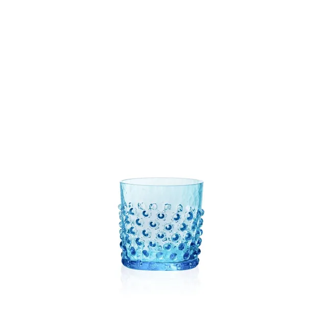 klimchi-hobnail-azure-verre-whisky-bleu-150-ml image 1