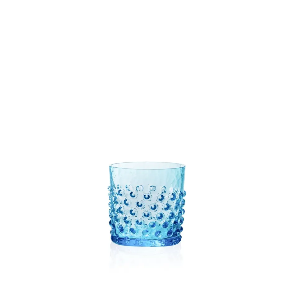 klimchi-hobnail-azure-verre-whisky-bleu-150-ml image 1