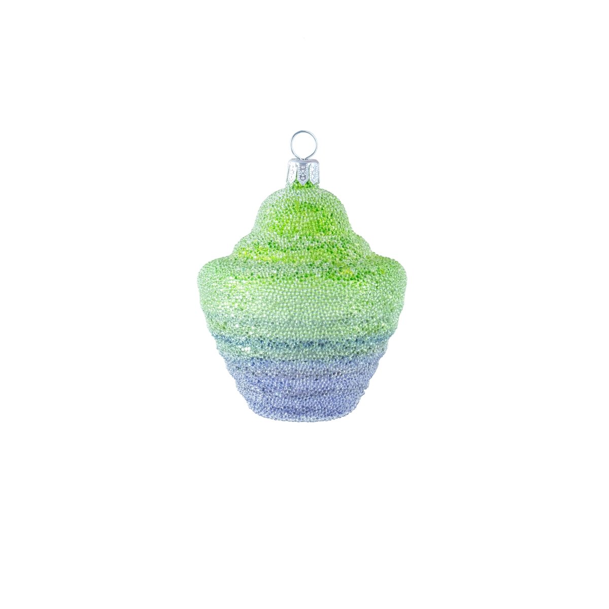 klimchi-aurora-ornement-diamant-vert-d-co-sapin-verre image 1