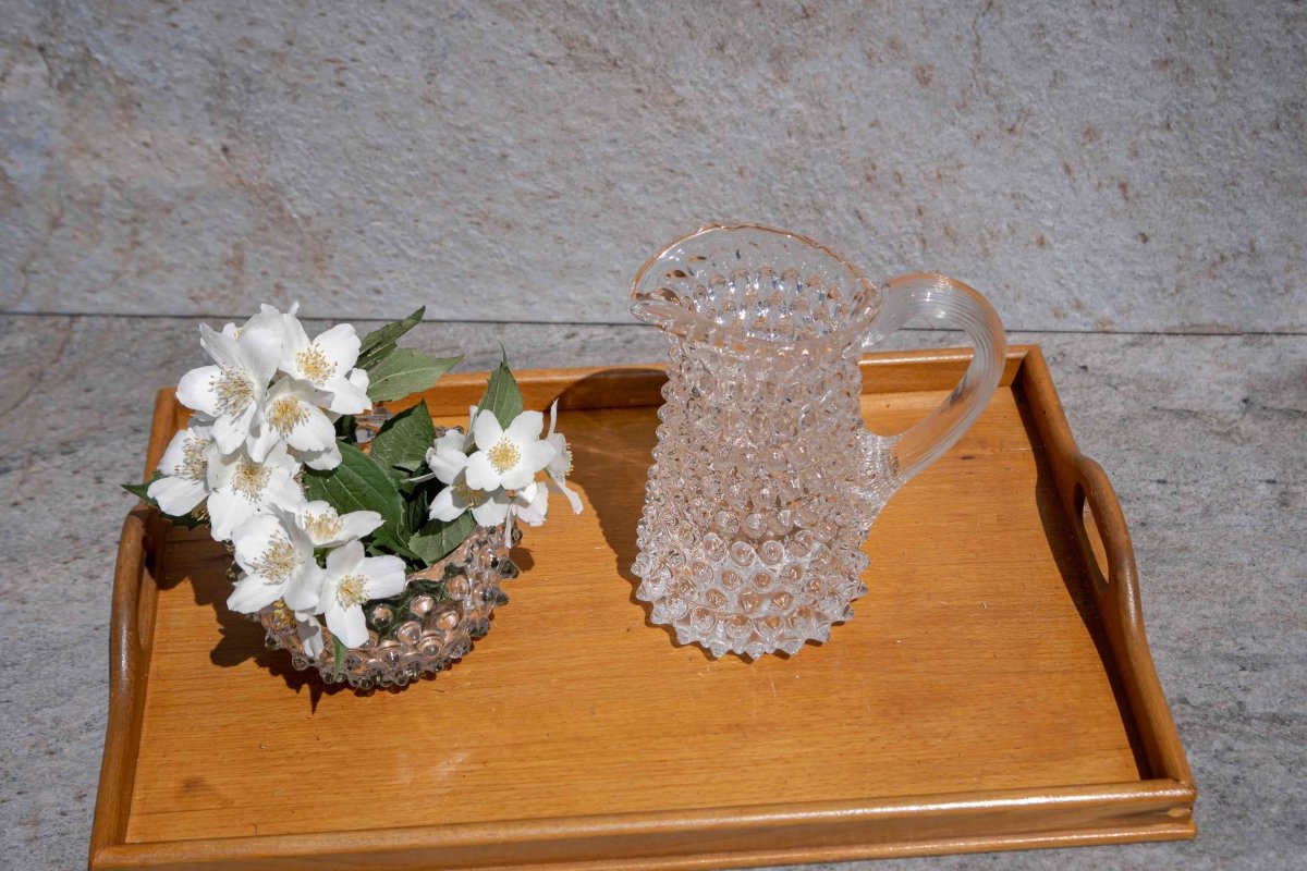 klimchi-hobnail-mini-pichet-cristal-350-ml image 3