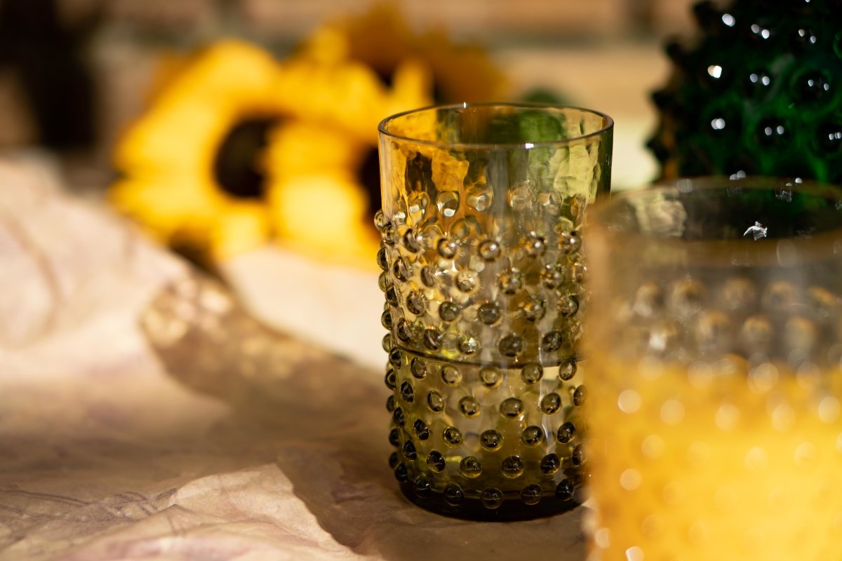 klimchi-hobnail-verre-bonsai-green-200-ml image 2