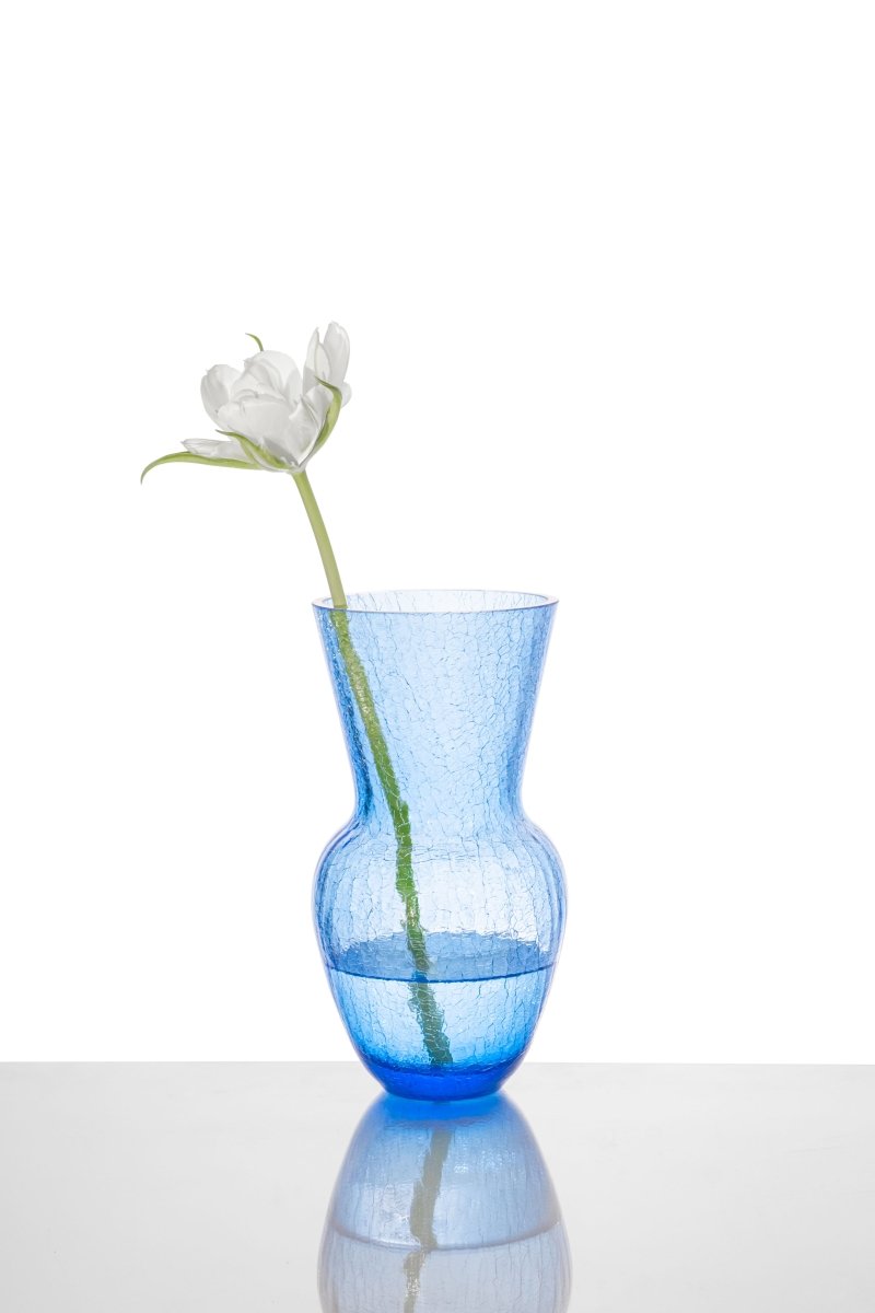 klimchi-felicity-vase-bleu-bleuet-craquel-fait-main image 2