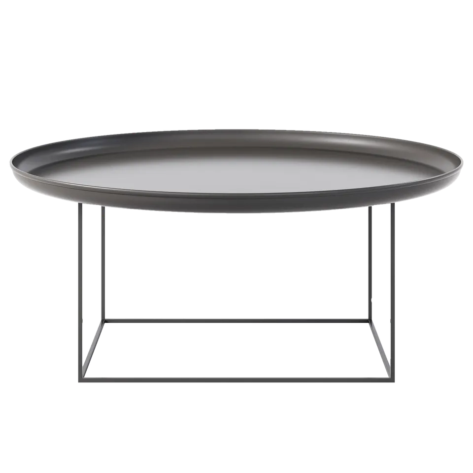 norr-11-duke-table-basse-acier-large-blanc-antique image 1
