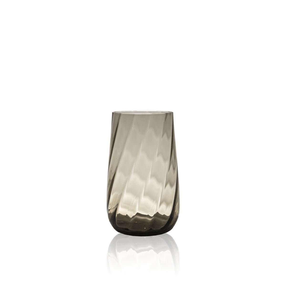 klimchi-marika-lot-2-verres-en-verre-noir-fum-slim image 2