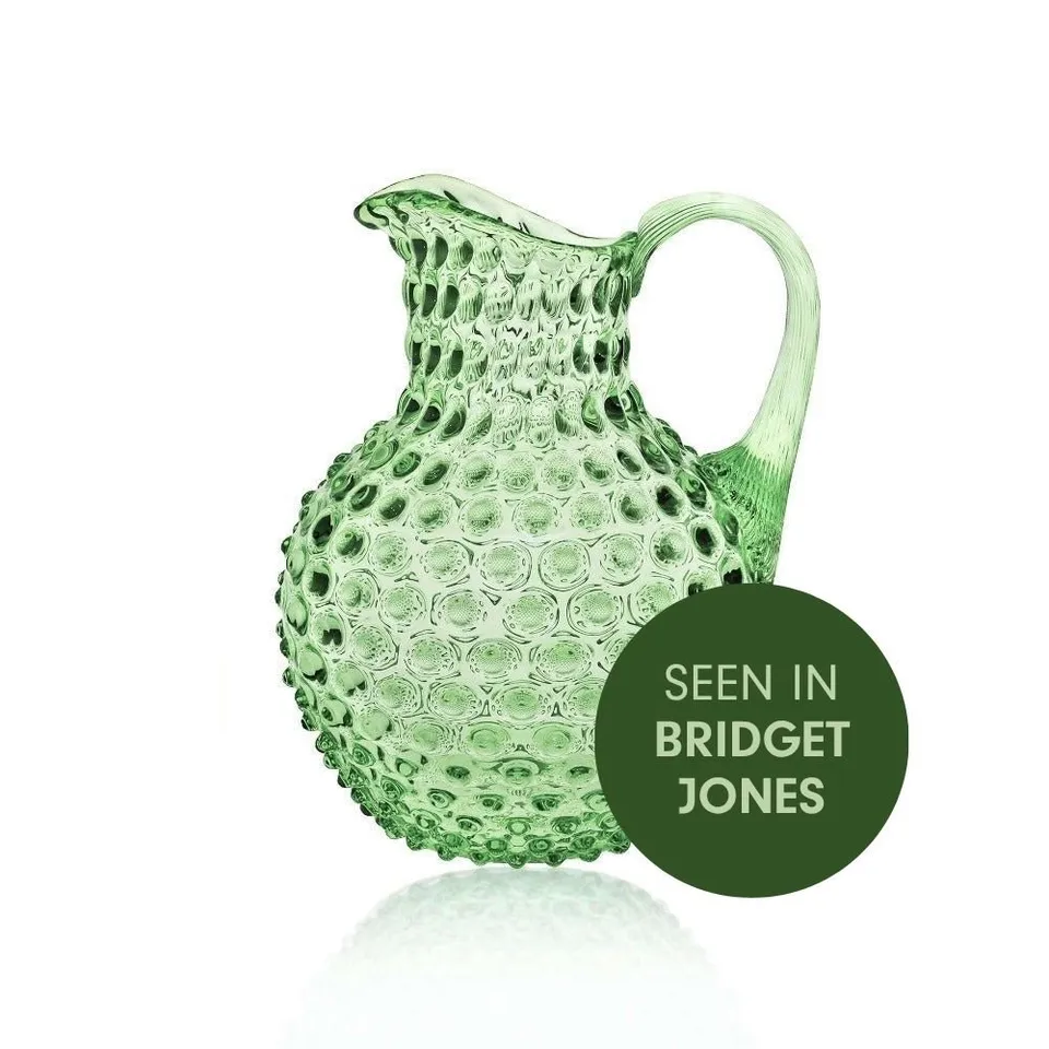 klimchi-hobnail-carafe-2-l-vert-clair-2000-ml image 1