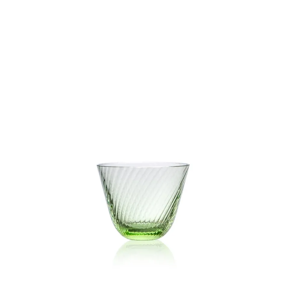 klimchi-linea-petit-bol-verre-vert-clair-cristal-sans-plomb image 1