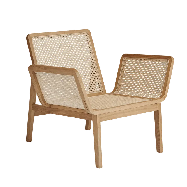 norr-11-le-roi-fauteuil-lounge-fr-ne-rotin-cannage image 1