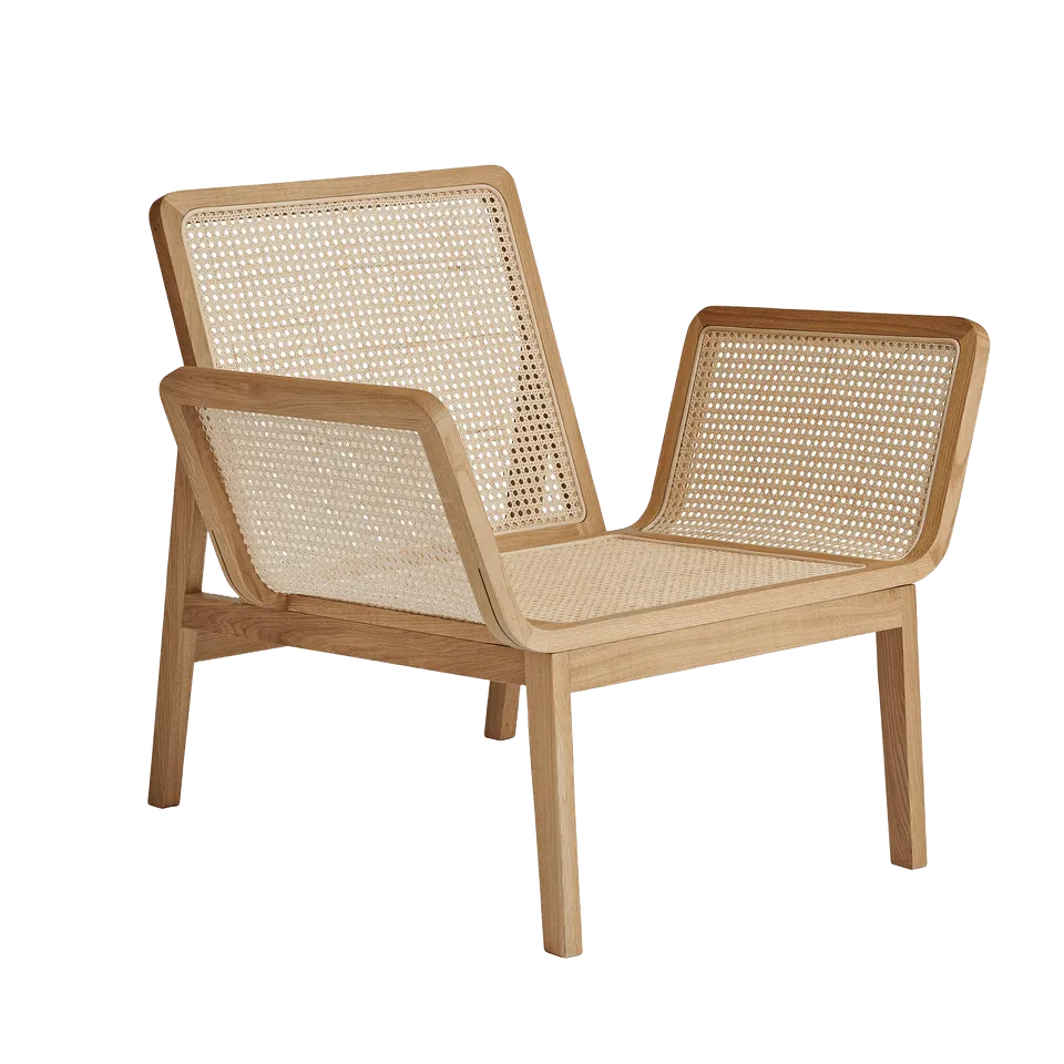 norr-11-le-roi-fauteuil-lounge-fr-ne-rotin-cannage image 1