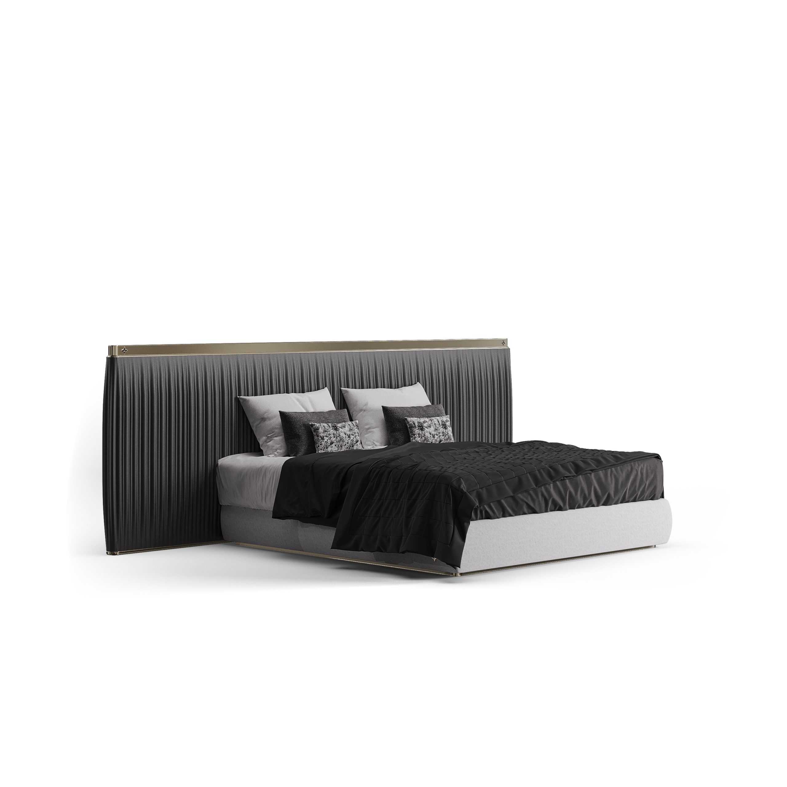 bablanc-pleat-lit-adulte-t-te-de-lit-pliss-e image 2