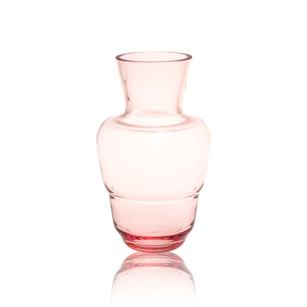 klimchi-shadows-vase-en-verre-rose-su-de-cristal-fait-main image 1