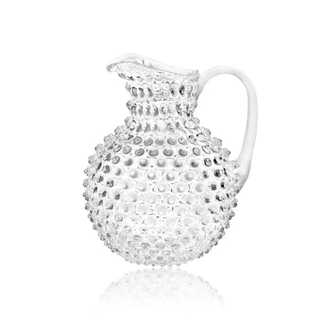 klimchi-hobnail-crystal-carafe-transparente-2000-ml image 1
