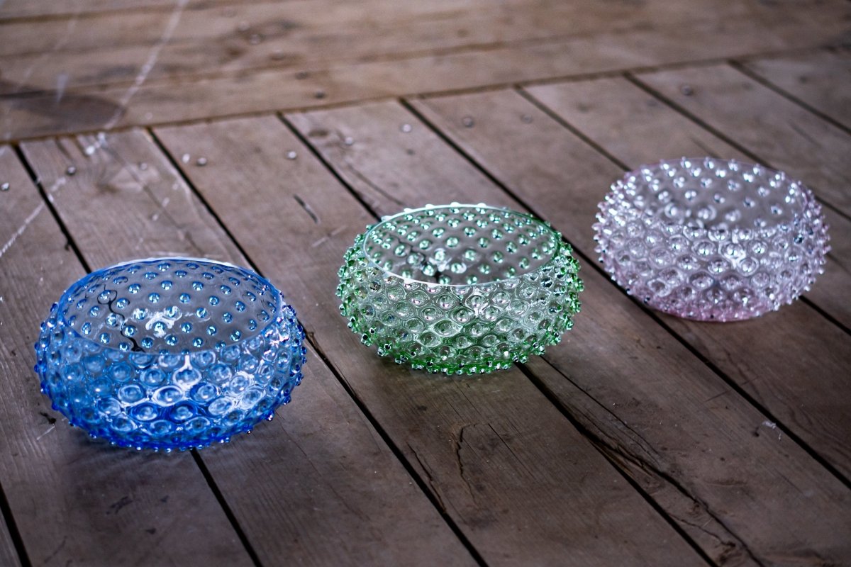 klimchi-hobnail-light-blue-bol-bleu-cristal image 4