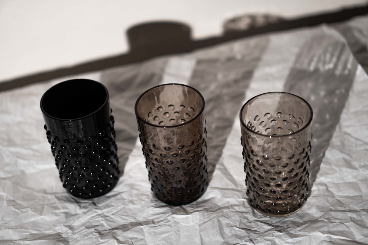 klimchi-hobnail-verre-noir-200-ml-cristal-sans-plomb image 2