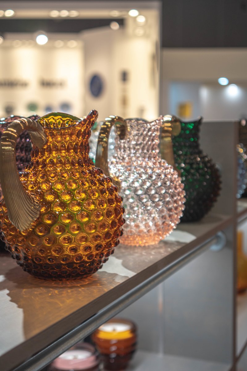 klimchi-hobnail-carafe-ambre-anse-dor-e-2-l-cristal image 4
