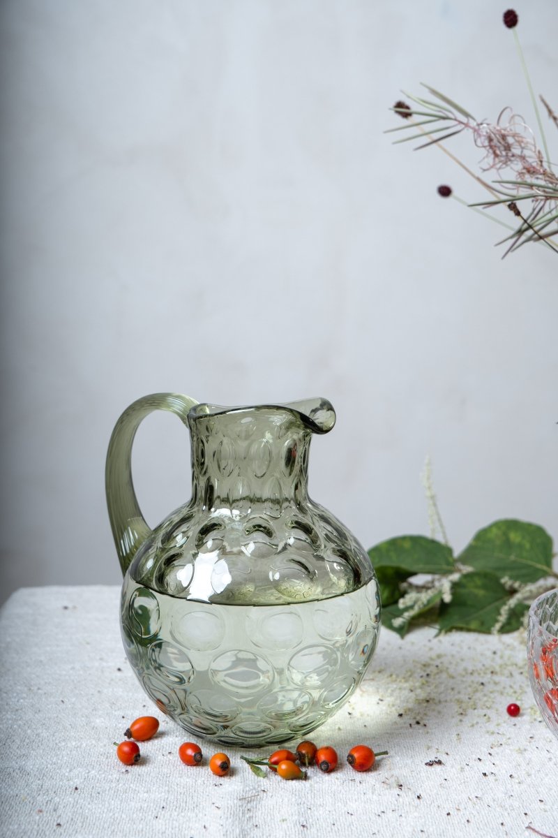 klimchi-kugel-olive-carafe-en-verre-vert-2-l image 3