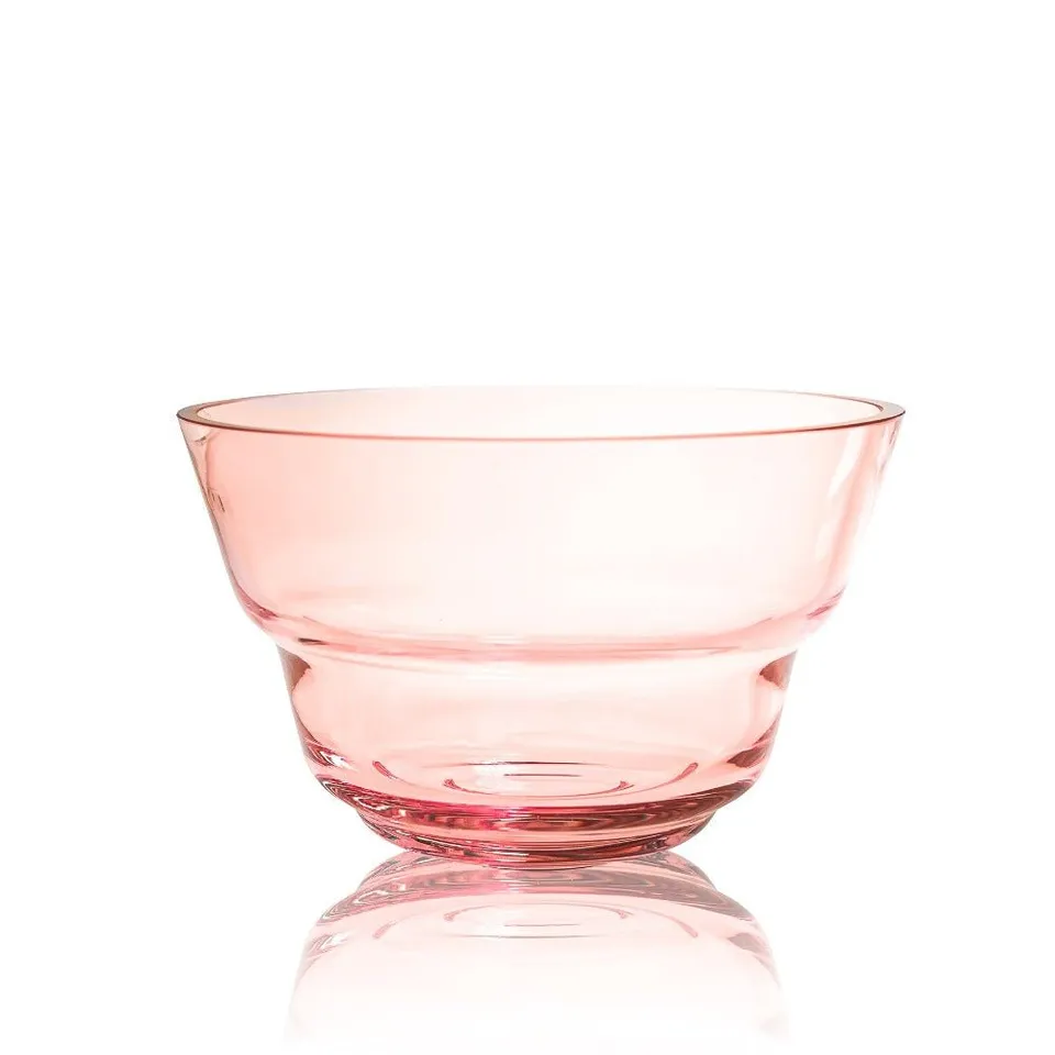 klimchi-shadows-grand-saladier-en-verre-rose-su-de-poli-main image 1