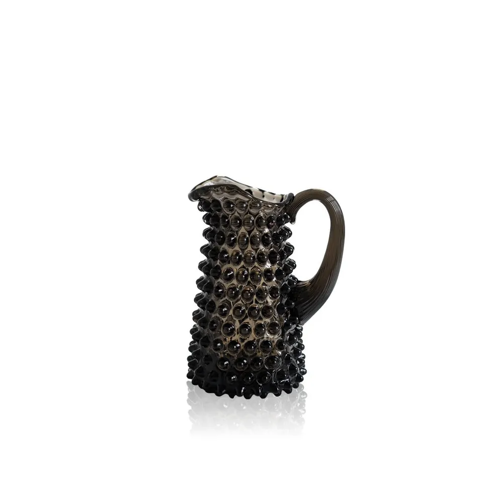 klimchi-hobnail-mini-pichet-black-smoke-350-ml image 1